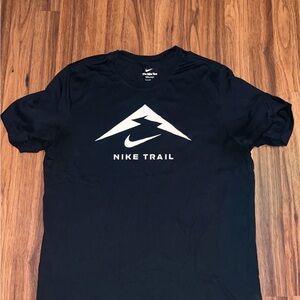 Nike Trail Black T-Shirt for Men